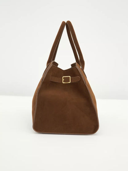 LAYJAY CLASSIC LADY MAXI Suede Leather Mocha