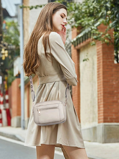 LAYJAY Cassie Refined Leather Shoulder Bag