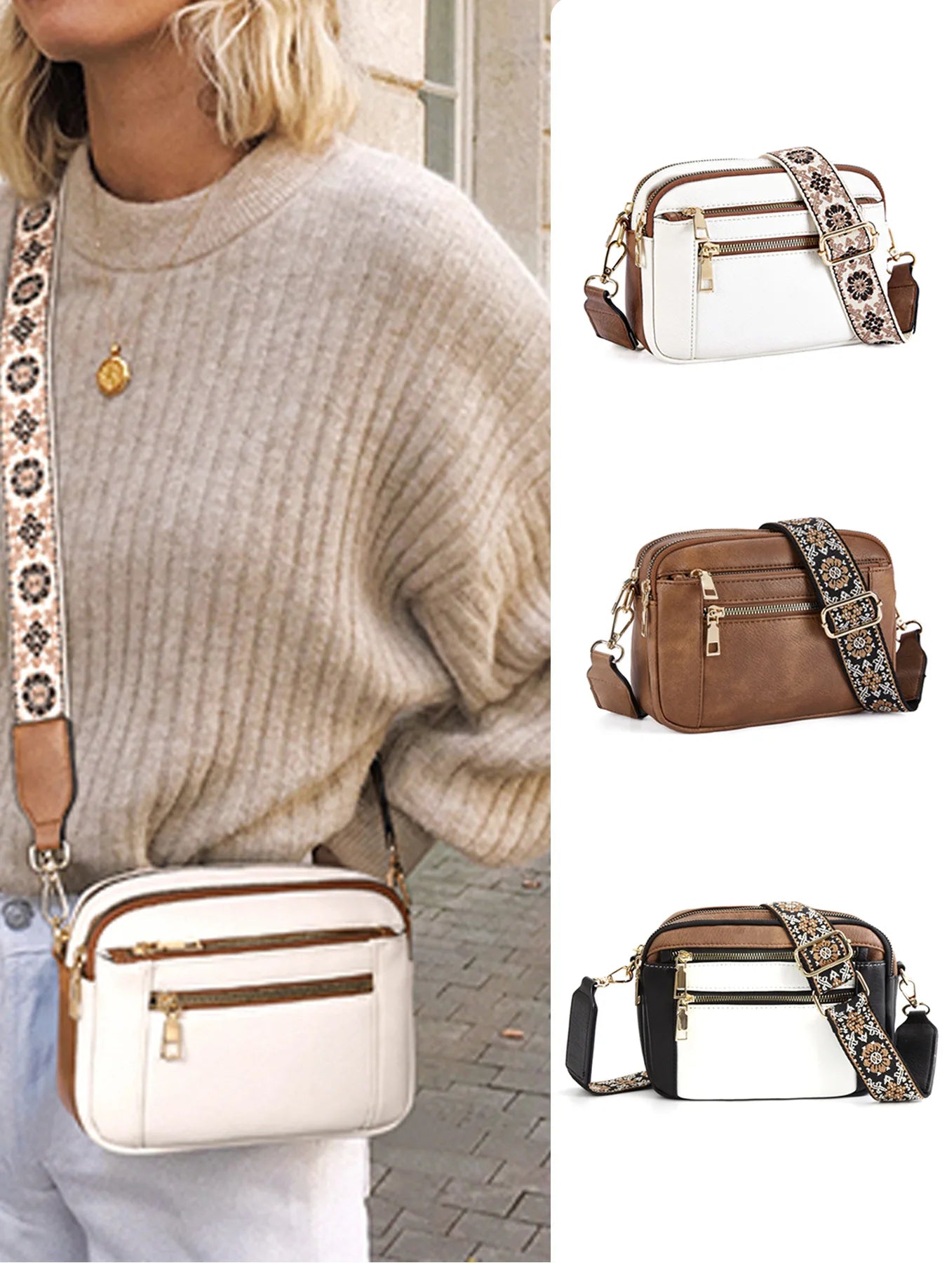 LAYJAY Cassie Refined Leather Shoulder Bag