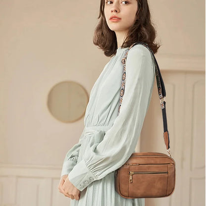 LAYJAY Cassie Refined Leather Shoulder Bag