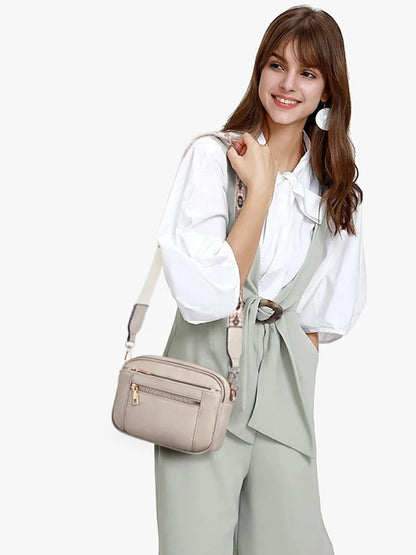 LAYJAY Cassie Refined Leather Shoulder Bag